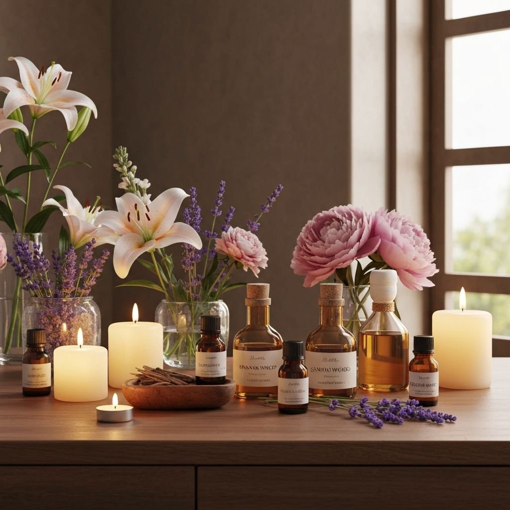Aroma therapy oils and candles at Urbanspa Center Dehradun